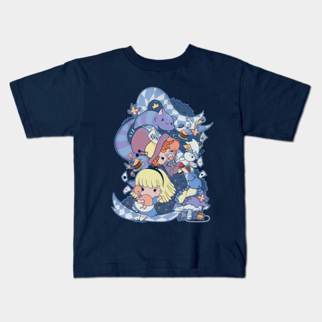 Tea Party Kids T-Shirt by TaylorRoss1